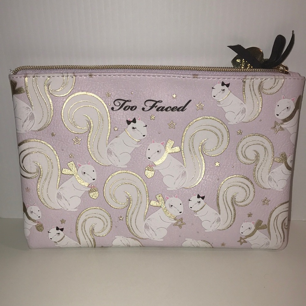 Too Faced Woodland creature makeup bag NEW